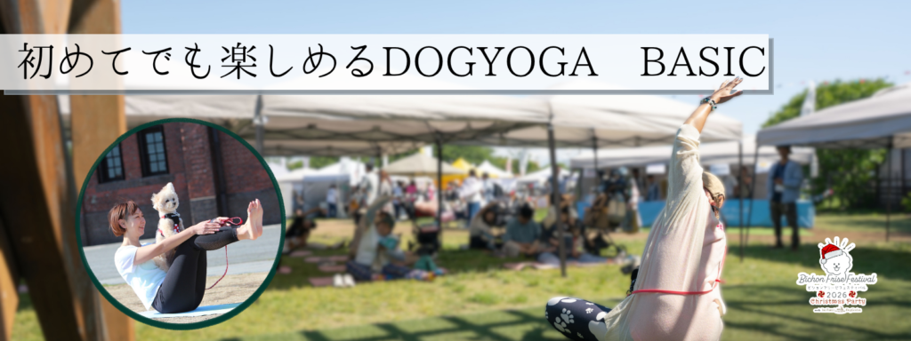 初めてでも楽しめるDOGYOGA BASIC